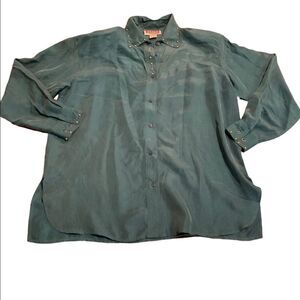 Vintage Silk Wanted by Beads Beautiful Shirt M